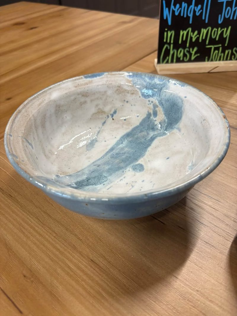 Handmade pottery from Johnson Acres clay, new at the Johnson & Co Gift Shop.